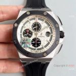 (JF) 1:1 Best Edition Audemars Piguet Royal Oak Offshore Swiss 3126 V2 Chronograph Watch Ceramic Bezel